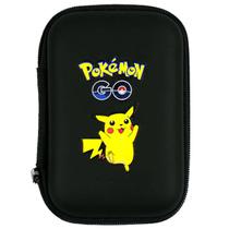 Estojo Porta Cards Cartas Pokemon GO Pikachu Portátil Preto - Pokémon GO