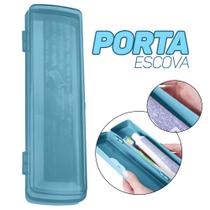 Estojo Porta Escova De Dentes Portatil Plástico Viagem Cores Praticidade Organização