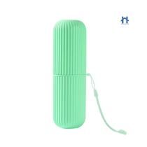 Estojo Porta Escova e Pasta Dental Plástico Multiuso para Viagem Viagem Bolsa Escola Colorido CORES:Verde MentaQUANTIDA