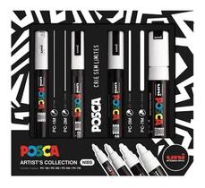 Estojo Posca Artist's Collection Nibs Br com 4 Uniball