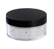 Estojo Powder Puff Teensery 50 ml de plástico vazio com tampas de peneira