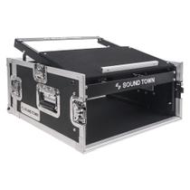 Estojo Pro Audio Rack/Road ATA Sound Town 4U com mixer inclinado de 11U