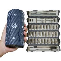 Estojo Profissional Precisao 128 Pecas Chave Fenda Conserto Reparo Celular Notebook Eletrodomestico Multiuso