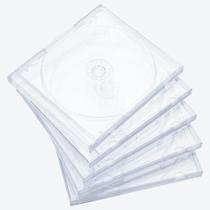 Estojo Progo Transparente para CD 10,4 mm Pacote com 25 Unidades Estojo Progo Transparente para CD 10,4 mm Pacote com 25 Unidades