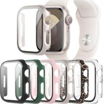 Estojo QCKANLJ 6 unidades para Apple Watch 46mm Série 11/10 Estojo QCKANLJ 6 unidades para Apple Watch 46mm Série 11/10