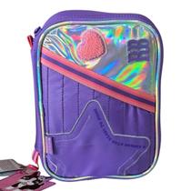 Estojo Rebecca bonbon Holografico Rb BOX Grande Quadrado