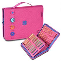 Estojo Rebecca Bonbon Oficial Grande Pasta Fichário 96 Lápis Escolar