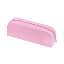 Estojo Retangular Silicone Rosa Pastel - BRW