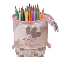 Estojo Retrátil em Tecido Minnie Estojo Retrátil em Tecido Minnie