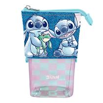 Estojo Retrátil Vira Porta Lápis Disney Stitch Dac