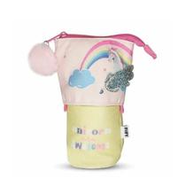 Estojo Retrátil Vira Porta Lápis Unicórnio Encantado Fofy Estojo Retrátil Vira Porta Lápis Unicórnio Encantado Fofy