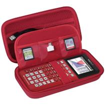 Estojo rígido BOVKE para Texas Instruments TI-84 Plus CE vermelho Estojo rígido BOVKE para Texas Instruments TI-84 Plus CE vermelho