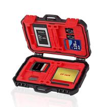 Estojo Rígido Cartão de Memória 27 em 1 Impermeável Vermelho Estojo Rígido Cartão de Memória 27 em 1 Impermeável Vermelho