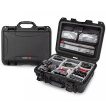 Estojo rígido para câmera NANUK 920 Pro Photo Kit impermeável preto