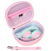 Estojo rígido para fones de ouvido Mchoi EVA rosa 21 x 17 x 11 cm Estojo rígido para fones de ouvido Mchoi EVA rosa 21 x 17 x 11 cm