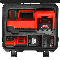 Estojo rígido para inflador Milwaukee M18 2848-20 com acessórios