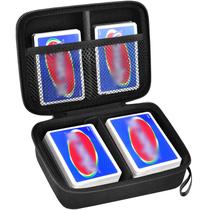 Estojo rígido para o jogo de cartas Phase 10 PAIYULE, serve para 360 cartas