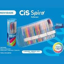 Estojo Rolinho com 29 Canetas Spiro da CIS