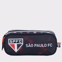 Estojo São Paulo Duplo Juvenil Preto Estojo São Paulo Duplo Juvenil Preto