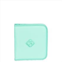 Estojo Sestini 1 divisória artístico 2 verde água