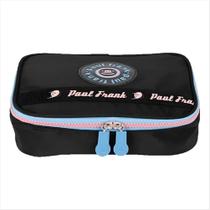 Estojo Sestini 1 divisória Paul Frank fun preto/rosa box