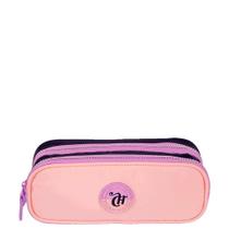 Estojo Sestini 2 Comp Capricho Block Pessêgo Feminino Rosa Estojo Sestini 2 Comp Capricho Block Pessêgo Feminino Rosa