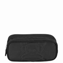 Estojo Sestini 2 Compartimentos Paul Frank Classics Preto