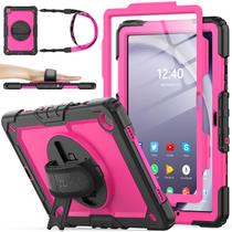 Estojo SEYMAC para Samsung Galaxy Tab A9+ Plus 11" rosa