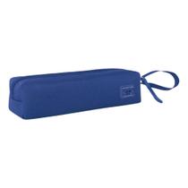 Estojo Simples 5x20x5cm Mf23193 Azul E Preto