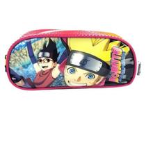 Estojo Simples Boruto, Naruto Vermelha, Luxcel