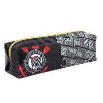Estojo Simples Corinthians Pvc M Cristal Estojo Simples Corinthians Pvc M Cristal