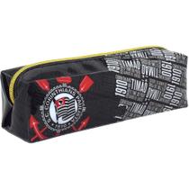 Estojo Simples Corinthians PVC M Cristal Transparente Estojo Simples Corinthians PVC M Cristal Transparente