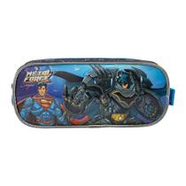 Estojo Simples Escolar Liga da Justiça Metal Force