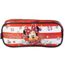 Estojo Simples Escolar Minnie X Vermelho Xeryus 14835 Estojo Simples Escolar Minnie X Vermelho Xeryus 14835