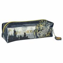 Estojo simples escolar transparente cristal Harry Potter Dac Estojo simples escolar transparente cristal Harry Potter Dac