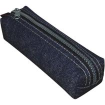 Estojo Simples Jeans Indigo Medio Zip.trator PCT.C/06 Estojo Simples Jeans Indigo Medio Zip.trator PCT.C/06