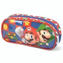 Estojo Simples Mario Broz Azul EI39434MO - Luxcel Estojo Simples Mario Broz Azul EI39434MO - Luxcel