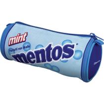 Estojo Simples Mentos MINT Redondo Azul - Caixa com 5 Unidades Estojo Simples Mentos MINT Redondo Azul - Caixa com 5 Unidades