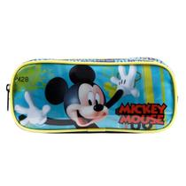 Estojo Simples Mickey Mouse Disney Escolar Infantil Xeryus