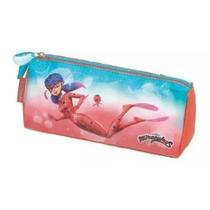 Estojo Simples PCF Miraculous LadyBug Acqua Escolar