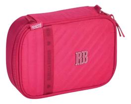 Estojo Simples Rebecca Bonbon 22 X 16 X 6 cm Rosa