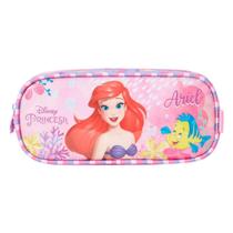 Estojo Simples Rosa Escolar Princesa Da Disney Ariel Xeryus Estojo Simples Rosa Escolar Princesa Da Disney Ariel Xeryus