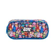 Estojo Simples Stumble Guys Escolar Juvenil Meninos Game Cor:Azul