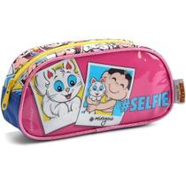 Estojo Simples T. Da Monica Tecido Rosa