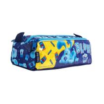 Estojo Soft 3 Divisões Easy Pistas De Blue Dermiwil