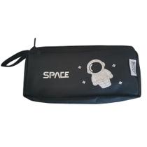 Estojo Space Compacto 20x6x5cm School Basics Estampa Astronauta