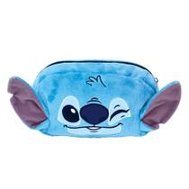Estojo Stitch em Pelúcia com Zíper - Organizador Maquiagem - Material Escolar - Fluffy DAC