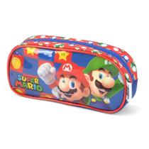 Estojo Super Mario Bros Soft Infantil Escolar Casual Menino