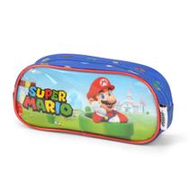 Estojo Super Mario Bros Soft Infantil Escolar Casual Menino