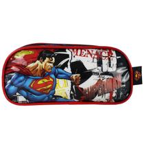 Estojo Superman Poliéster PVC - 4 modelos - 12x23x6 cm